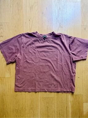 RICHER POORER cropped tee in rose